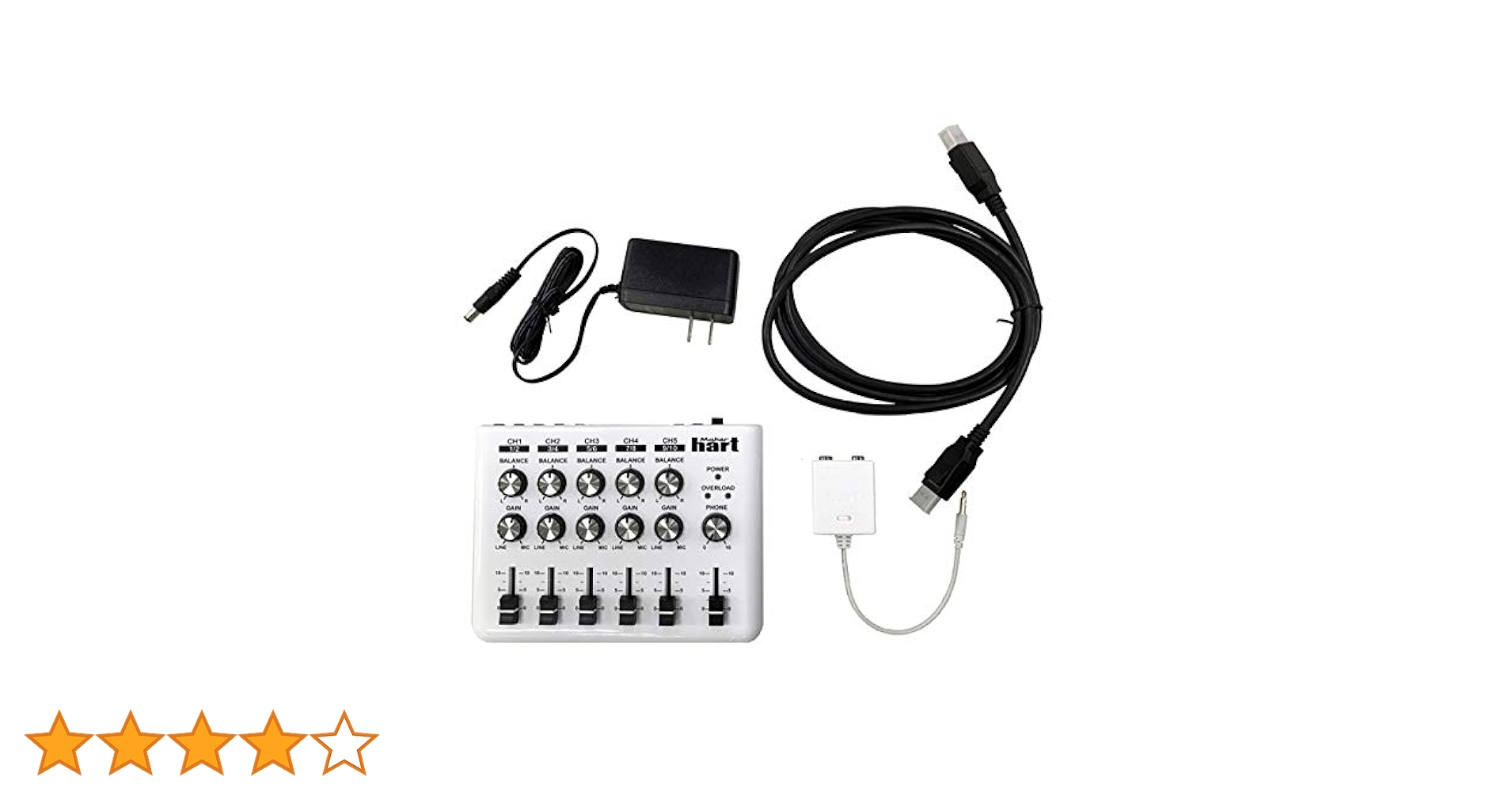 Maker Hart Loop Mixer 5チャンネルステレオ音声ミキサー Amazon | Maker hart Loop Mixer 5チャンネルステレオ音声